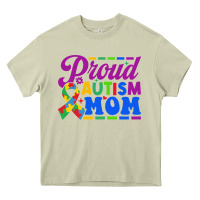 Mossy Proud Autism Mom Heavy Core Tee - CowhideDigitalArt