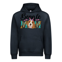 Navy western beagle mom Urban Hoodie - RanaPortraitStore