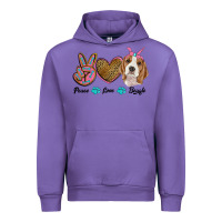 Tulip peace love beagle Urban Hoodie - RanaPortraitStore
