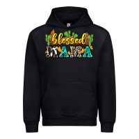 Black blessed mama Urban Hoodie - Zillion Design Studio