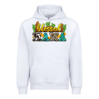White blessed mama Urban Hoodie - Zillion Design Studio