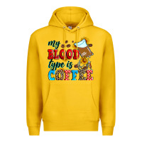 Lemon my blood type is coffee Premium Hoodie - Zillion Design Studio