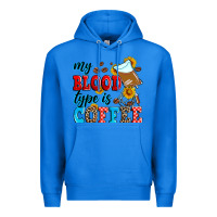 True Royal my blood type is coffee Premium Hoodie - Zillion Design Studio