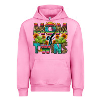Fuchsia Pink mom of twins Urban Hoodie - Zillion Design Studio