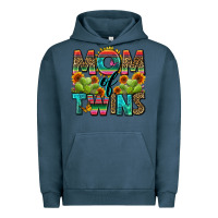 Pigment Midnight Navy mom of twins Urban Hoodie - Zillion Design Studio