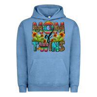 Pigment Pebble Blue mom of twins Urban Hoodie - Zillion Design Studio