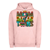 Pigment Salmon mom of twins Urban Hoodie - Zillion Design Studio