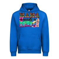 Cobalt mama needs a drink Urban Hoodie - Zillion Design Studio