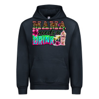 Navy mama needs a drink Urban Hoodie - Zillion Design Studio