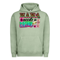 Pigment Oil Green mama needs a drink Urban Hoodie - Zillion Design Studio