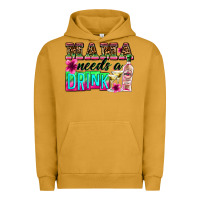 Pigment Peanut Butter mama needs a drink Urban Hoodie - Zillion Design Studio