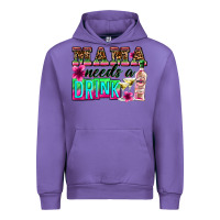 Mama Needs A Drink Urban Hoodie | Teevron