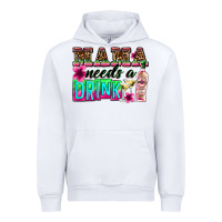 White mama needs a drink Urban Hoodie - Zillion Design Studio