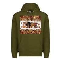 Army Green dope melanin Premium Hoodie - Zillion Design Studio