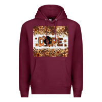 Burgundy dope melanin Premium Hoodie - Zillion Design Studio