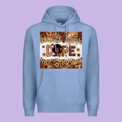 Dope Melanin Premium Hoodie Designed By Zillion Design Studio