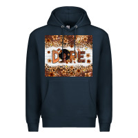 Navy dope melanin Premium Hoodie - Zillion Design Studio