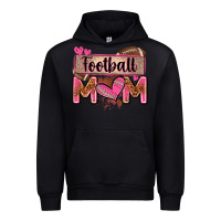 Black football mom with leopard Urban Hoodie - Zillion Design Studio