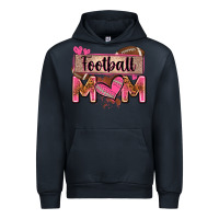 Navy football mom with leopard Urban Hoodie - Zillion Design Studio