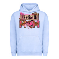 Pigment Grape Ice football mom with leopard Urban Hoodie - Zillion Design Studio