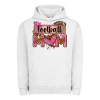 Pigment Lunar Rock football mom with leopard Urban Hoodie - Zillion Design Studio