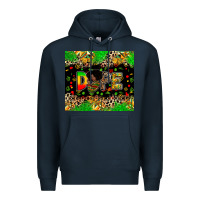 Navy dope juneteenth Premium Hoodie - Zillion Design Studio