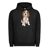 Pigment Black beagle Urban Hoodie - RanaPortraitStore
