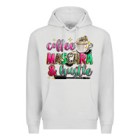 Dove Grey coffee mascara and hustle Premium Hoodie - Zillion Design Studio