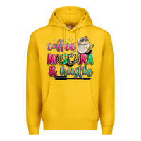 Lemon coffee mascara and hustle Premium Hoodie - Zillion Design Studio