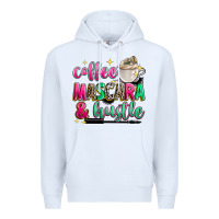 White coffee mascara and hustle Premium Hoodie - Zillion Design Studio