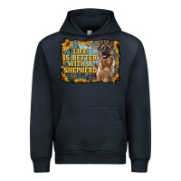 Navy life is better with a shepperd Urban Hoodie - RanaPortraitStore