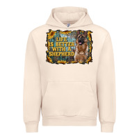 Sandshell life is better with a shepperd Urban Hoodie - RanaPortraitStore