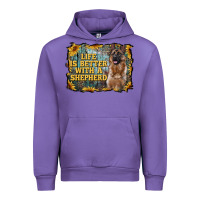 Tulip life is better with a shepperd Urban Hoodie - RanaPortraitStore