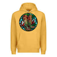 Mustard Christmas Cowboy Boots Premium Hoodie - RanaPortraitStore