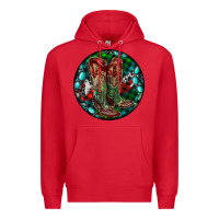 Red Christmas Cowboy Boots Premium Hoodie - RanaPortraitStore