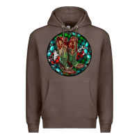 Coffee Christmas Cowboy Boots Premium Hoodie - RanaPortraitStore