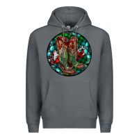 Rock Christmas Cowboy Boots Premium Hoodie - RanaPortraitStore