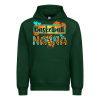 Forest Green basketball nana with leopard Urban Hoodie - Zillion Design Studio