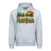 Heather Grey basketball nana with leopard Urban Hoodie - Zillion Design Studio