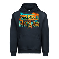 Navy basketball nana with leopard Urban Hoodie - Zillion Design Studio