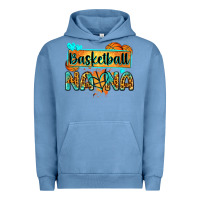 Pigment Pebble Blue basketball nana with leopard Urban Hoodie - Zillion Design Studio