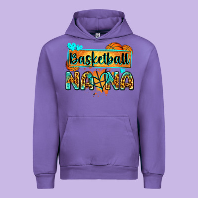 Basketball Nana With Leopard Urban Hoodie Designed By Zillion Design Studio