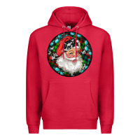 Cardinal Christmas Santa Claus Premium Hoodie - RanaPortraitStore