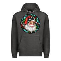 Charcoal Heather Christmas Santa Claus Premium Hoodie - RanaPortraitStore