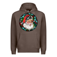 Coffee Christmas Santa Claus Premium Hoodie - RanaPortraitStore