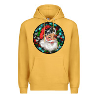 Mustard Christmas Santa Claus Premium Hoodie - RanaPortraitStore