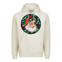 Oatmeal Heather Christmas Santa Claus Premium Hoodie - RanaPortraitStore