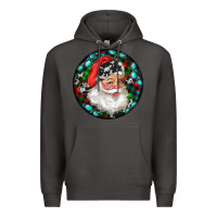 Smoke Christmas Santa Claus Premium Hoodie - RanaPortraitStore