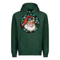 Sports Green Christmas Santa Claus Premium Hoodie - RanaPortraitStore