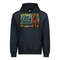 Navy life is better with a labrador Urban Hoodie - RanaPortraitStore